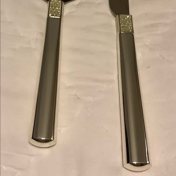 Waterford Diamond Bridal Knife Server Set - Picture 7 of 10